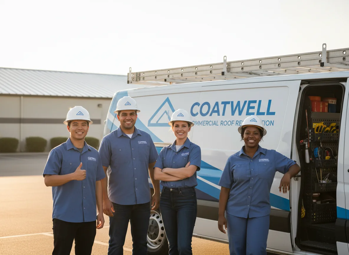 Commercial roof coating company in Weidman, MI